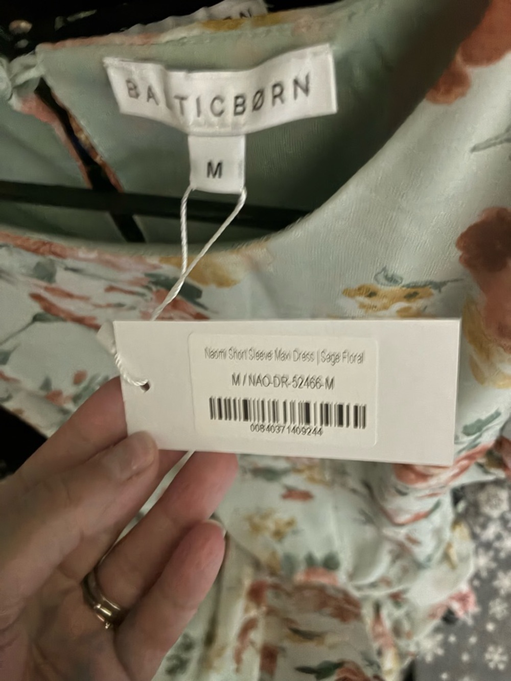 Baltic Born Sage Floral Maxi Dress